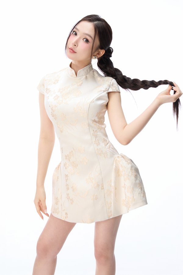 Muse Cream Dress