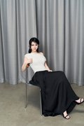 Eloise Skirt in Jet Black