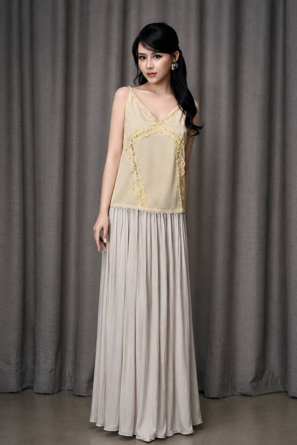 Celeste Top in Pale Buttercream