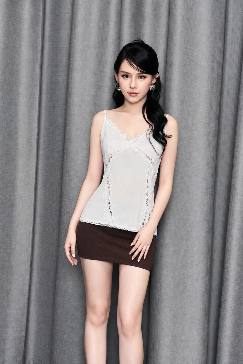 Celeste Top in Off White