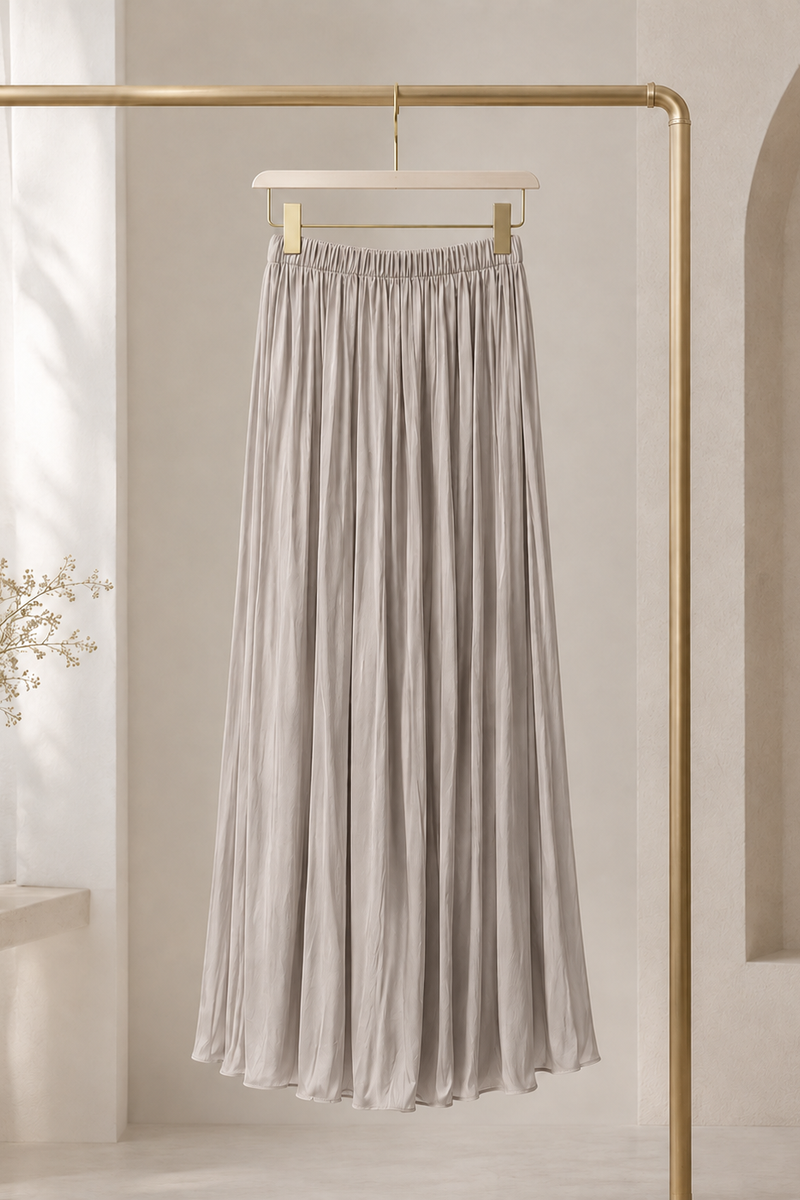 Eloise Skirt in Taupe Grey